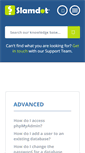 Mobile Screenshot of help.slamdot.com